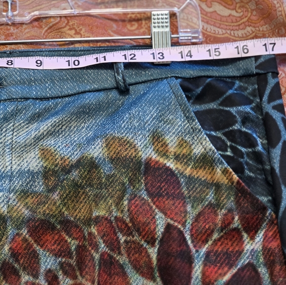 Source Unknown Multicolor Floral Wide Leg Pants - Picture 5 of 9